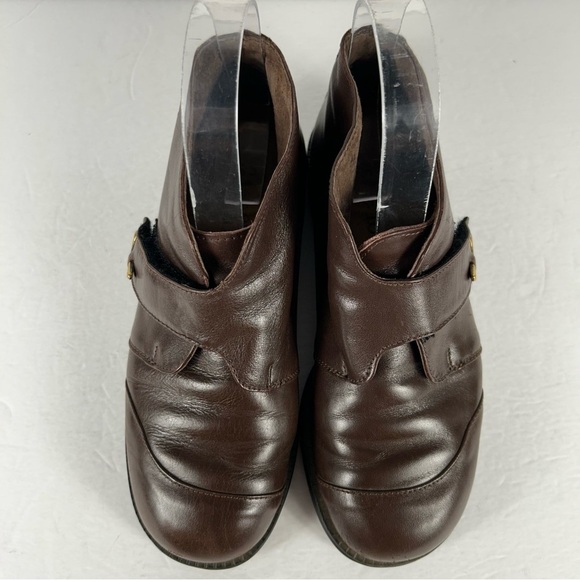 Naot Brown Leather Ankle Boots Classic Design 37 - Picture 4 of 10